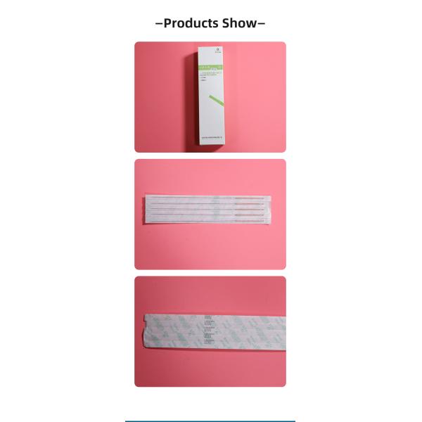 long couteau de cuivre Sterile Agujas De Acupuntura jetable d'aiguille d'acuponcture de la poignée 50pcs