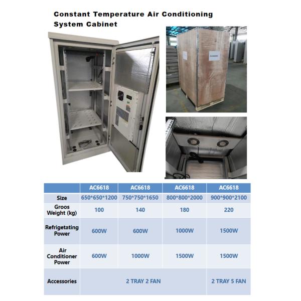 800*800*2000 42U Server Cabinet with 19 Inch Rainproof Design and 2 FAN Accessories
