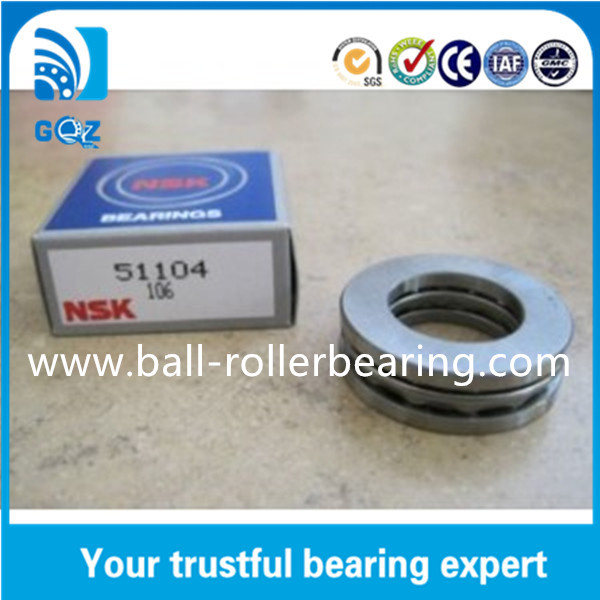 C2 C3 Jet Engine Thrust Ball Bearings 51104 Wear Resistant ISO9001 Certifiion