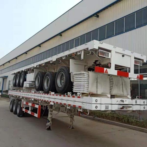 30-60tons Customized Extendable Hydraulic Transportation Sidewall Truck Trailer