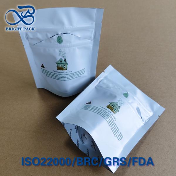 ​ECO-Friendly Plaid Pattern Child-Resistant Bags - Recyclable Material & Tamper-Evident