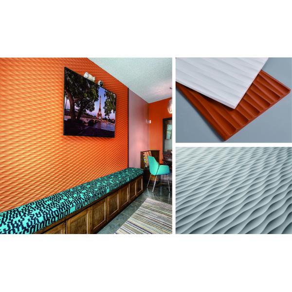 Устойчивость к влаге 3D декоративные стеновые панели MDF доска Трехмерный дизайн