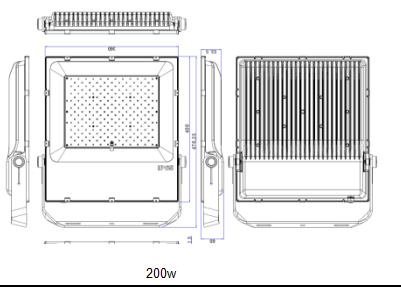 50W Outdoor Industrial LED Flood Lights IP65 High Brightness Smd Chip 6000K