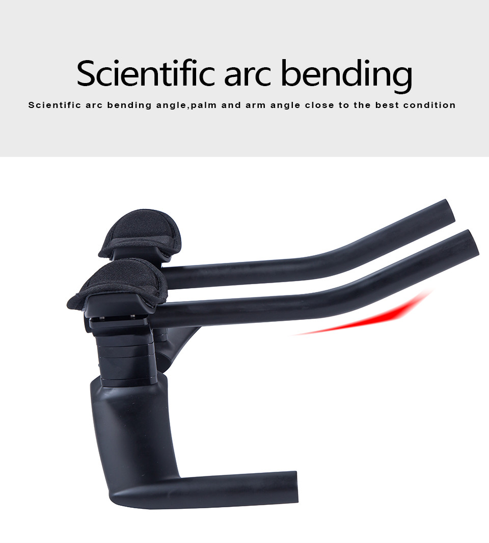 Aero Handlebar TT велосипеда триатлона волокна углерода интегрировал Handlebar углерода