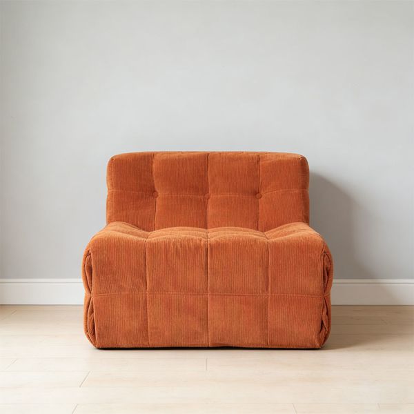 Livingroom Modern Boucle Fabric Compressed Sofa Chair Compression Single Sofa Vacuum Compressed Furniture