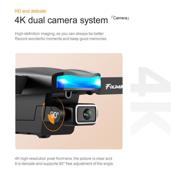 GPS Drone S85 HD4K Dual-camera Anti-collision Obstacle Avoidance 4-axis Folding Remote Control Aircraft