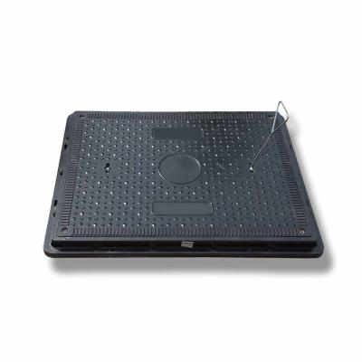 Fiberglass Reinforcement Composite Manhole Covers For Roads Sidewalks Fibrelite Covers