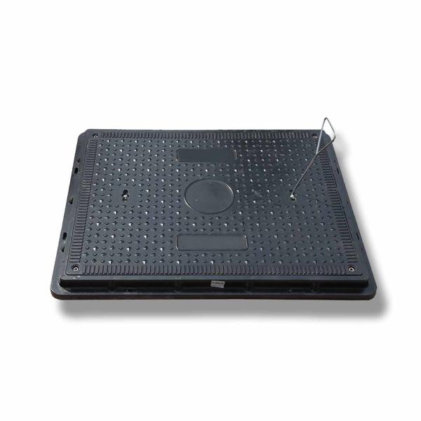 Fiberglass Reinforcement Composite Manhole Covers For Roads Sidewalks Fibrelite Covers