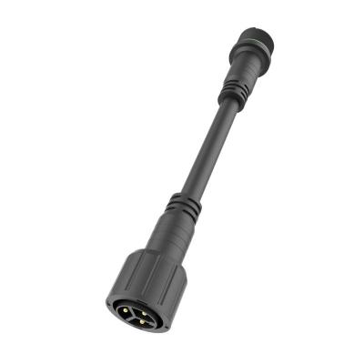 M18 IP67 Connecteur mâle femelle étanche à l'eau pour éclairage LED