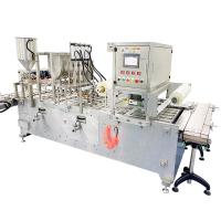 Equipamento de vedação de máquinas de enchimento de bandejas de fast food para 50-250 ml de volume