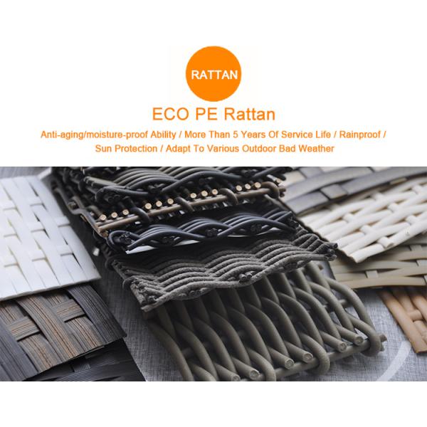 Чёрный виккер открытый стул Металлический ротанный качающийся стул Внешний