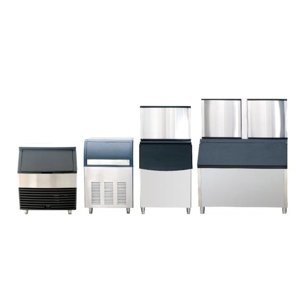 Commercial Under Counter Ice Cube Maker 90kg 220V Stainless Steel