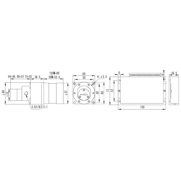 FLOWDRIFT DC Electric Brushless Motor Magnetic Drive Hi-Pressure Stainless Steel Gear Pump KGP-06C And Controller