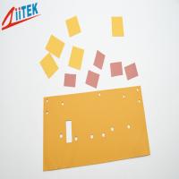 Folha de silicone de isolador condutor térmico resistente à alta tensão para IGBT