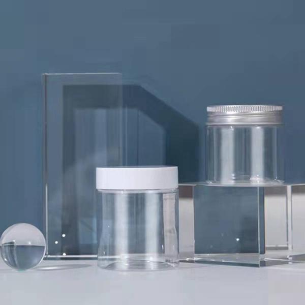 frasco do creme do cabelo do potenciômetro 50g da máscara de Dia Plastic Screw Cap Jars do pescoço de 49mm