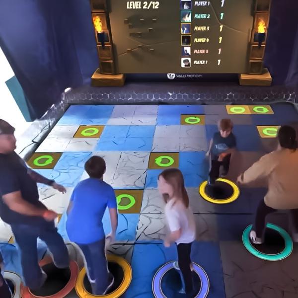 Most Popular Indoor Interactive Multiplayer Game AR Lava Trap Gaming Wall Games