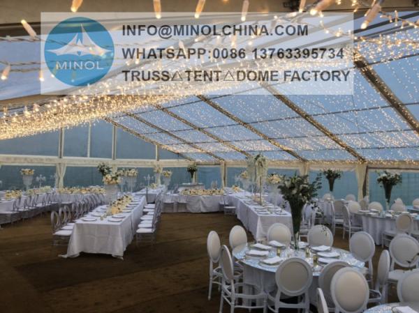 Customized Size Transparent Decorating Wedding Nigeria Tent 200 People