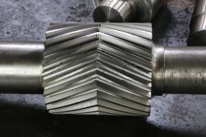 Gear Milling Herringbone Helical Gear Shaft 3.5M Length 10 Module