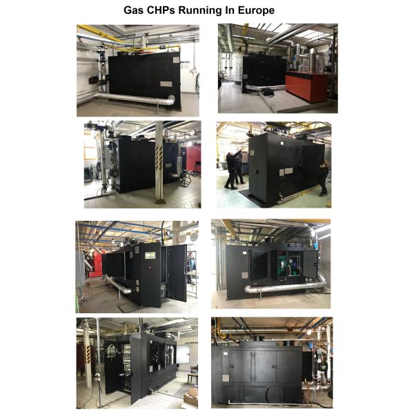 Трёхфазный генератор природного газа Cummins 6CTA 100kw с ТЭЦ