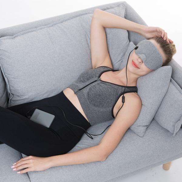 Магнитная маска для глаз с подогревом USB для снятия стресса глаз