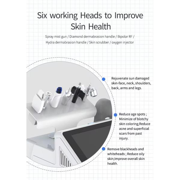 Skin Cleaning Hydrafacial Beauty Machine 7 In 1  Diamond Oxygen Jet Peel Machine