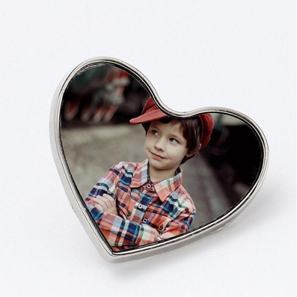 DIY Sublimation Blank Metal Badge Brooches Personalised Pin Badges