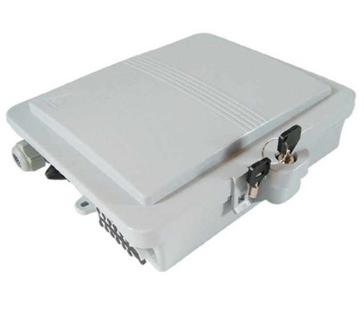 ISO9001 коробка распределения оптического волокна ворсины IP65, гаван коробка прекращения волокна 12