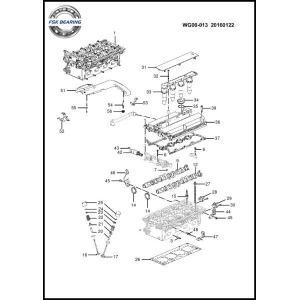 FSK 55568528 Kit de reparación del motor para Chevrolet Cruze Opel Astra Vauxhall