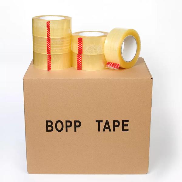 BOPP Adhesive Tape Clear Packing Package Tape 48mm X 60/66/100/150m Sticky Packaging Sealing Box