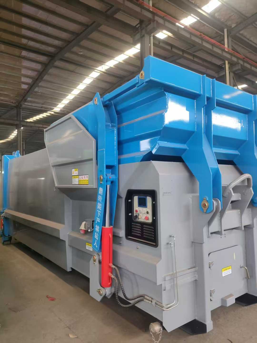 Horizontal & Vertical Waste Treatment Compression Equipment and Garbage Compactor Machine for Efficient Waste Disposal