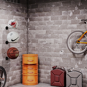 Стандартный 5 мм толщины стойка для мячей держатель стенки для спортивных мячей дисплейного хранения