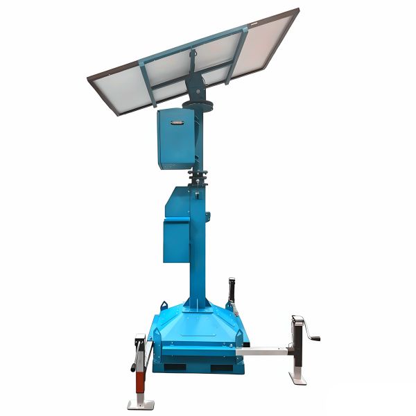 Solar Light Tower Warning Indicator Light Weather Resistant Mobile Light Tower Manufacturers