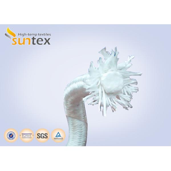 Flame Protection Red High Temp Fiberglass Sleeving Hose And Cable Thermal Barriers