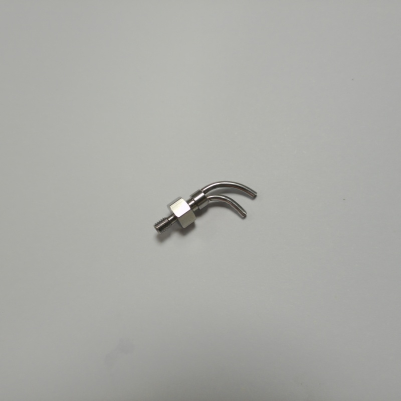 304 Stainless Steel Bending Double Pipe Medical Spray Needle CNC Accessories Customization