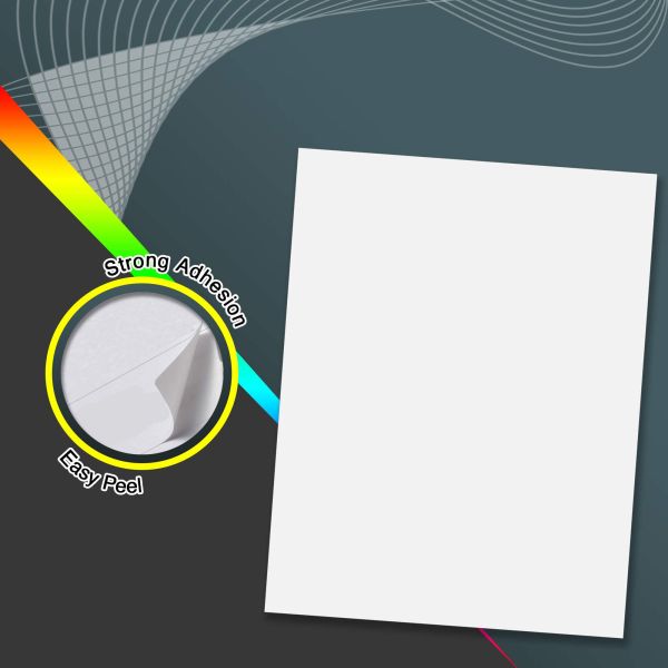 Waterproof Custom Size Vinyl A4 Label Stickers - Self Adhesive Labels for Logistics and Supermarket