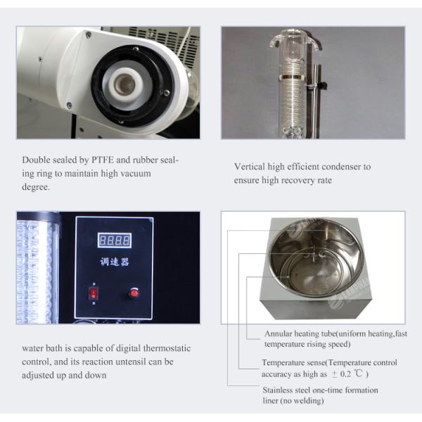 Destilación de vacío de Lanphan evaporador rotatorio de 100 litros