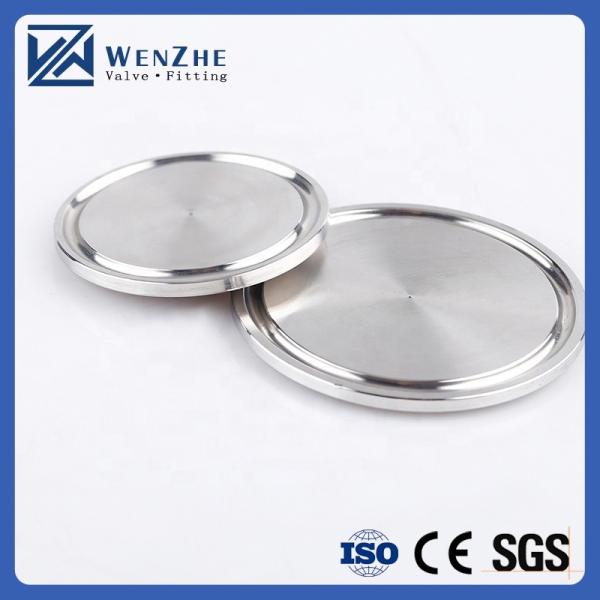 3/4''--12.0'' Equal Size Sanitary Stainless Steel Pipe Quick Blind Plate for 304 316L