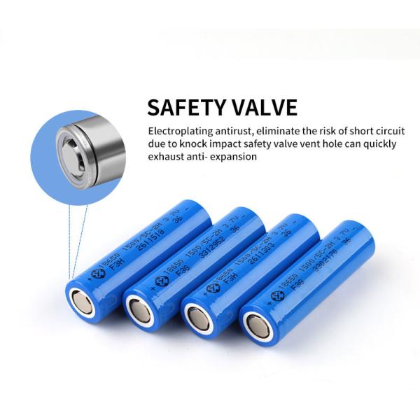 Глубокое загрязнение клетки батареи lifepo4 цикла 18650 1500mAh 3.7V перезаряжаемые свободное