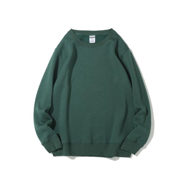 Winter Fleece Oversized Pullover Hoodie Sweatshirt Custom Logo Unisex Plain Crew Neck