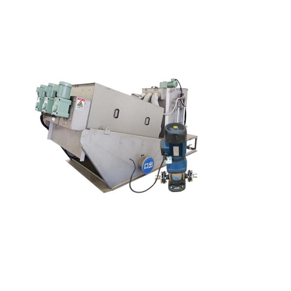 IEPP Manufacturer Factory Wwtp Solid Separator Slurry Multi Dish Screw Press Dehydrator Sludge Cake Thickening Dewatering Unit