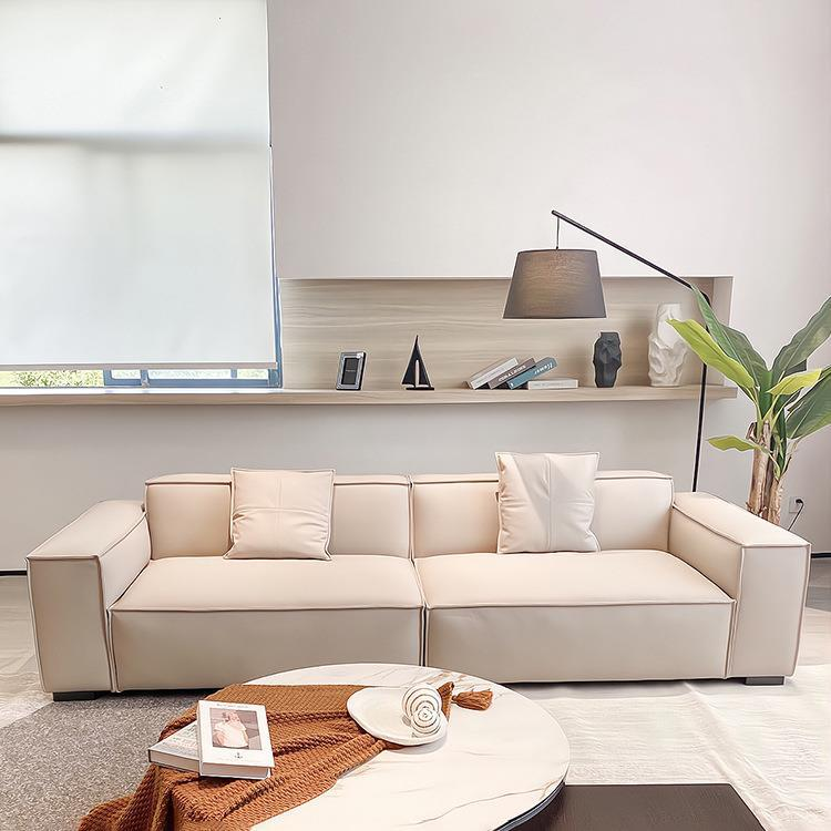 Custom Modern Framed Square Modular Sectional Sofa Eco-Friendly Tufted Comfortable Durable Sponge Fabric Living Room School