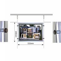 A3 A4 Cuadro de luz de cristal Led marcos iluminados Cuadro de luz pantalla de ventana colgante