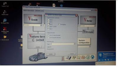 O módulo de colaborador do DAS com Vediamo V4.02 e a base de dados de SCN para Mercedes star a versão c3 2014