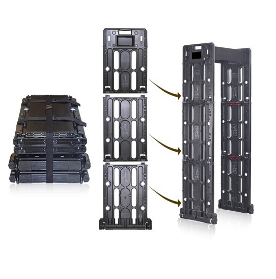 Folding Metal Detector Gate Metal Detector Walk Through Super Scanner Metal Detector