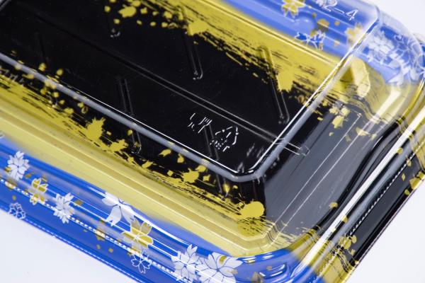 Fabricante profissional embalagens de plástico reciclável para alimentos bandejas de sushi para recipientes de alimentos