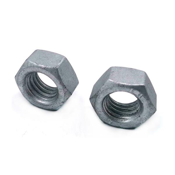DIN934 Carbon Steel Zinc Plated Hexagon Nut M6 Dacromet Finish Connect Fasten
