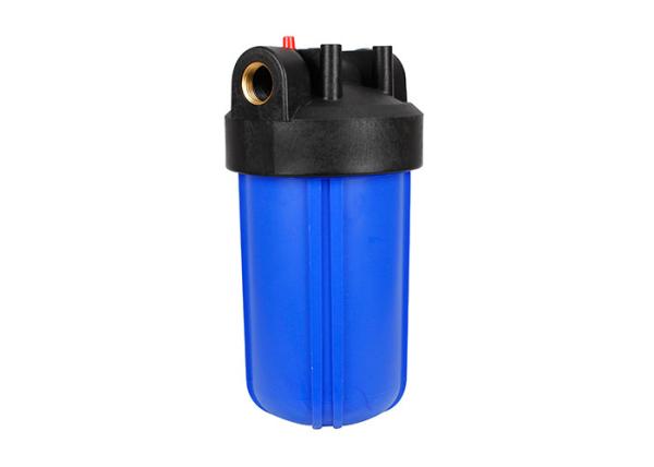 10'' big blue whole house plastic water filter housings with  1'' inlet/outlet port