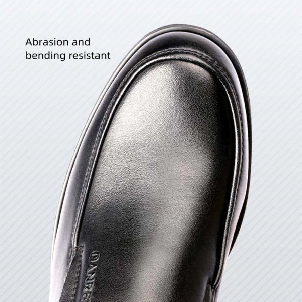 Pigskin Lining Military Dress Shoes Lightweight Grainy Business Leather Shoes