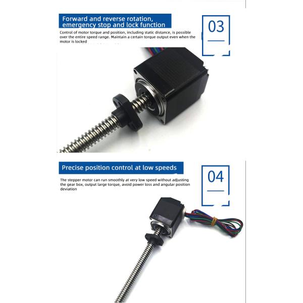 Faradyi Customized nema 24 Closed Loop stepper nema 23 lead screw stepper motor For 3D Printer