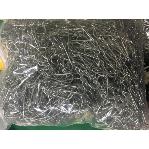 SS Toilet Tank Chain , Stamping Forming Toilet Chain Hook Aging Resistant